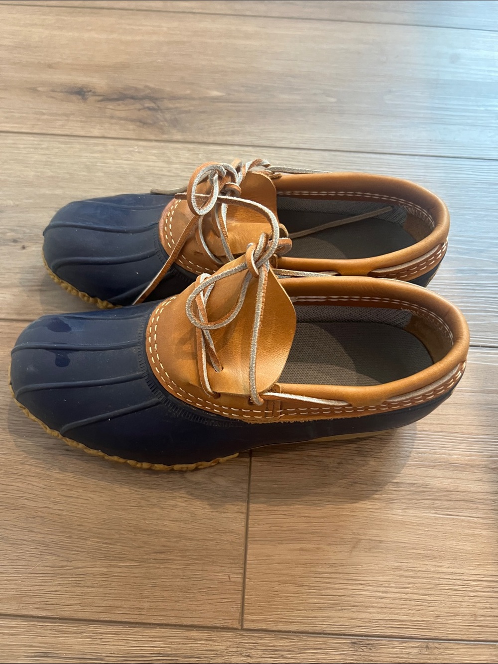 LL Bean boots rubber Mocs size 7 women’s